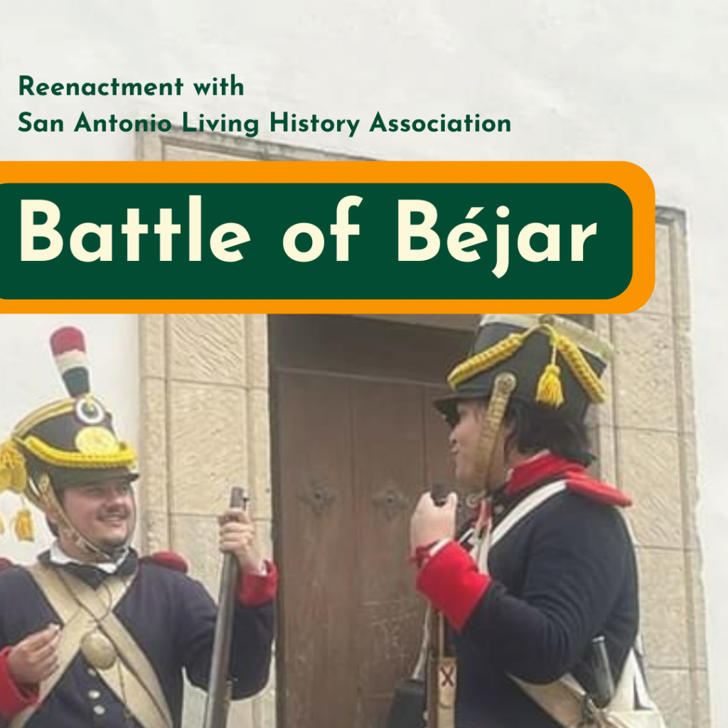 Reenactment with San Antonio Living History Association at Main Plaza